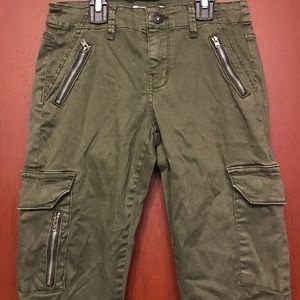 Cargo zip jeans
